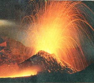 eruzione sull'Etna